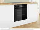 Bosch HND611LS67 Set Einbauherd HEB517BB3 + Glaskeramikkochfeld NKN645GA2E