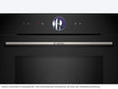Bosch HMG776NB1 Pyrolyse-Backofen mit Mikrowelle Schwarz
