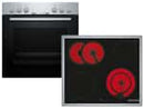 Bosch HND211CS63 Set Einbauherd HEA510BS3 + Glaskeramikkochfeld NKN645GA2E
