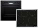 Bosch HND615LS62 Set Einbauherd HEG517BB4 + Induktionskochfeld NIF645CB5E