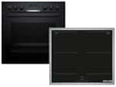 Bosch HND617LS62 Set Einbauherd HEG517BB4 + Induktionskochfeld NVQ645CB6E