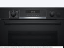 Bosch HRG578CB7 Einbau-Backofen mit Dampfunterstützung Schwarz