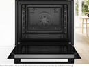 Bosch HRG578CB7 Einbau-Backofen mit Dampfunterstützung Schwarz