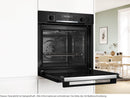 Bosch HRG578CB7 Einbau-Backofen mit Dampfunterstützung Schwarz