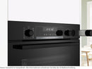 Bosch HRG578CB7 Einbau-Backofen mit Dampfunterstützung Schwarz
