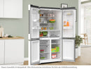 Bosch KFN96APEA French Door Kühl-Gefrier-Kombination Edelstahl