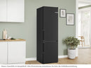 Bosch KGN39VXCT Kühl-Gefrierkombination Edelstahl Schwarz