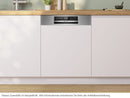 Bosch SMI6ZCS16E Teillintegrierbarer Einbaugeschirrspüler Edelstahl