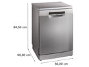 Bosch SMS4EMI06E Standgeschirrspüler Gebürsteter Stahl