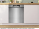 Bosch SMU6ZCS16E Unterbau-Geschirrspüler Gebürsteter Stahl