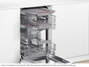 Bosch SPI4HMS49E Teilintegrierbarer Einbaugeschirrspüler Edelstahl