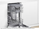 Bosch SPU4HMS10E Unterbau-Geschirrspüler Gebürsteter Stahl