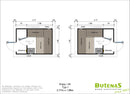 Butenas Gartensauna ENJOY 4-Eck