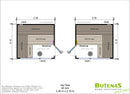 Butenas Gartensauna JOY ONE