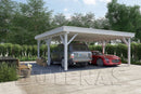 Butenas Carport MAGNOLIE Flachdach