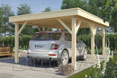 Butenas Carport MAGNOLIE Flachdach