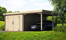 Butenas Garage mit Carport HIBISCUS