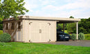 Butenas Garage mit Carport HIBISCUS