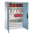 C+P Sportgeräteschrank Sport, 1950x1200x500mm, 7035/5010