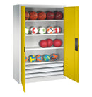 C+P Sportgeräteschrank Sport, 1950x1200x500mm, 7035/5010