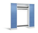 C+P Offene Garderobe, H1950xB1870xT480mm