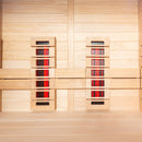 EAGO AWT Infrarotkabine E1250C-IR Hemlock 150x110 ohne Ofen