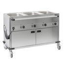 Casselin Speisen-Ausgabewagen, 3 x GN 1/1 quer mit beheiztem Unterbau