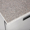 Polar Serie G Thekenkühltisch mit Marmorarbeitsfläche 2-türig 240L
