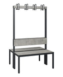 C+P Garderobenbank Solid HPL, 1716x1000x770mm