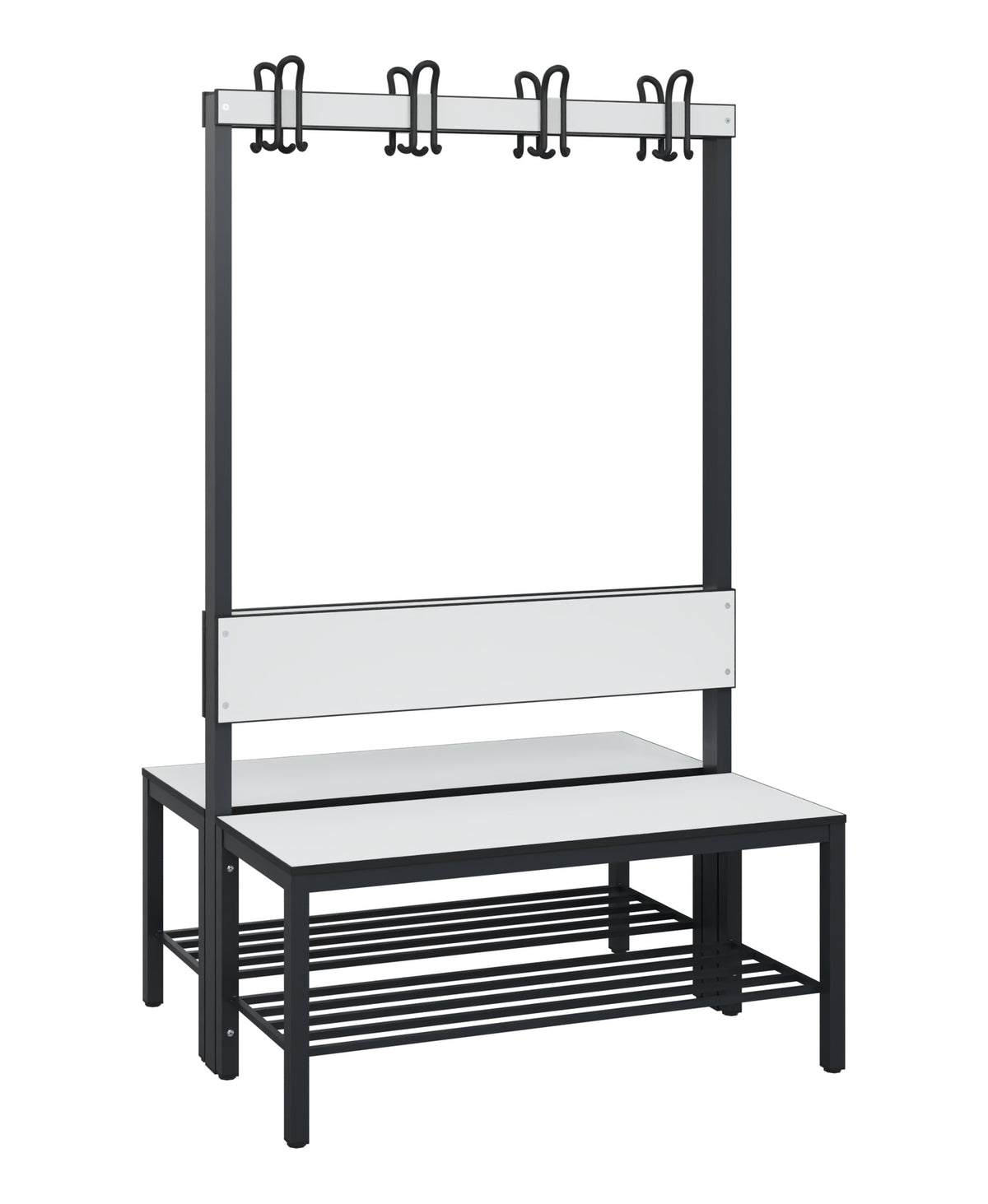 C+P Garderobenbank Solid HPL, 1716x1000x770mm
