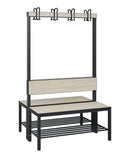 C+P Garderobenbank Solid HPL, 1716x1000x770mm