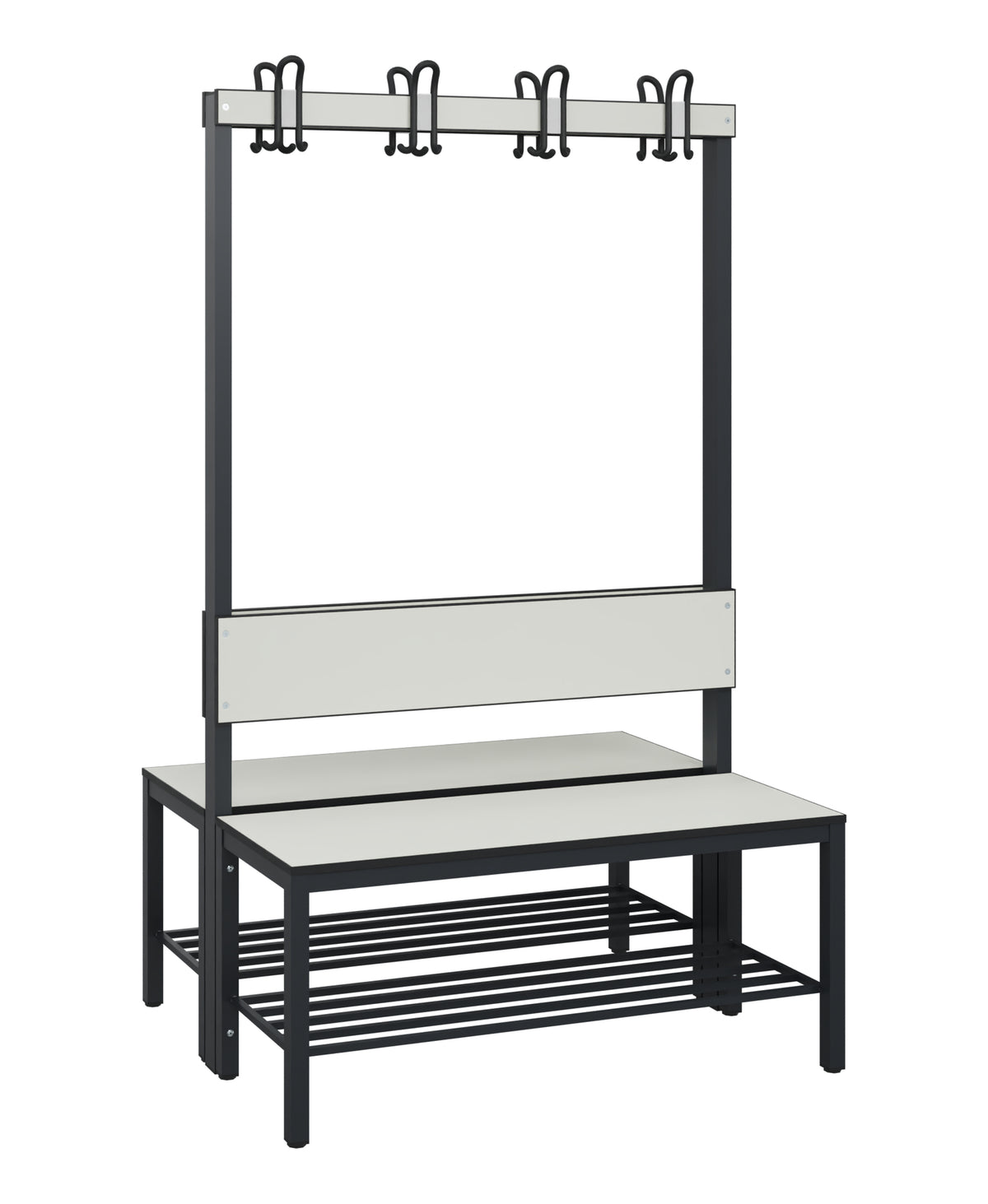 C+P Garderobenbank Solid HPL, 1716x1000x770mm