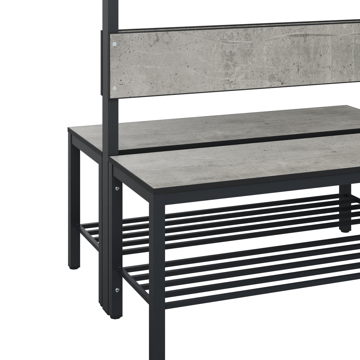 C+P Garderobenbank Solid HPL, 1716x1000x770mm