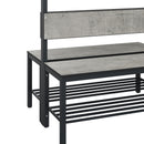 C+P Garderobenbank Solid HPL, 1716x1000x770mm