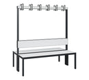 C+P Garderobenbank Solid HPL, 1716x1000x770mm