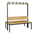 C+P Garderobenbank Solid HPL, 1716x1000x770mm