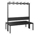C+P Garderobenbank Solid HPL, 1716x1000x770mm