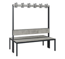 C+P Garderobenbank Solid HPL, 1716x1000x770mm