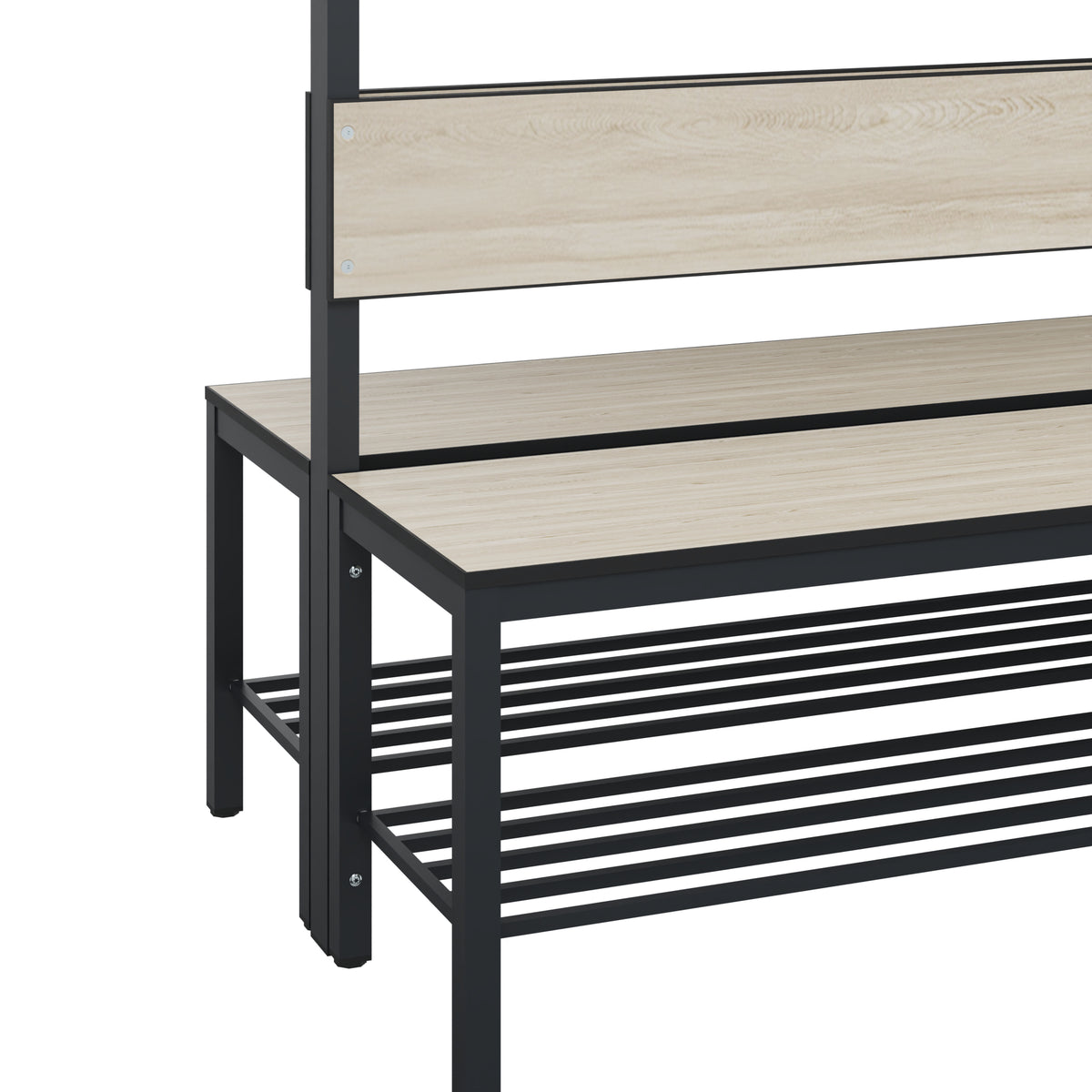 C+P Garderobenbank Solid HPL, 1716x1000x770mm