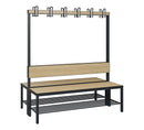 C+P Garderobenbank Solid HPL, 1716x1000x770mm