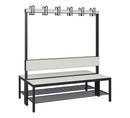 C+P Garderobenbank Solid HPL, 1716x1000x770mm