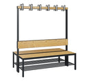 C+P Garderobenbank Solid HPL, 1716x1000x770mm