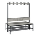 C+P Garderobenbank Solid HPL, 1716x1000x770mm