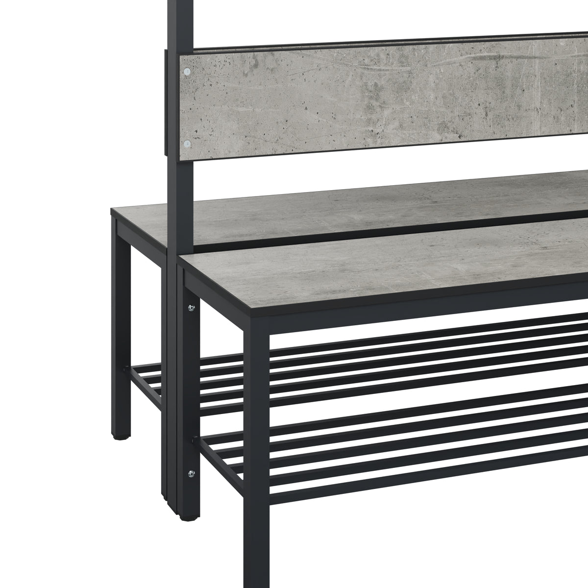 C+P Garderobenbank Solid HPL, 1716x1000x770mm