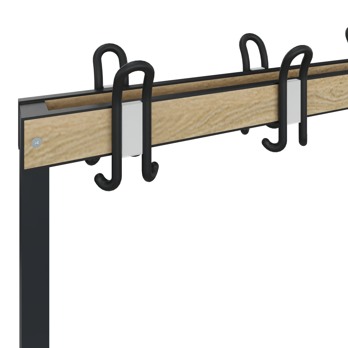 C+P Garderobenbank Solid HPL, 1716x1000x770mm