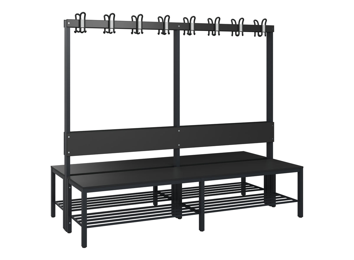 C+P Garderobenbank Solid HPL, 1716x1000x770mm