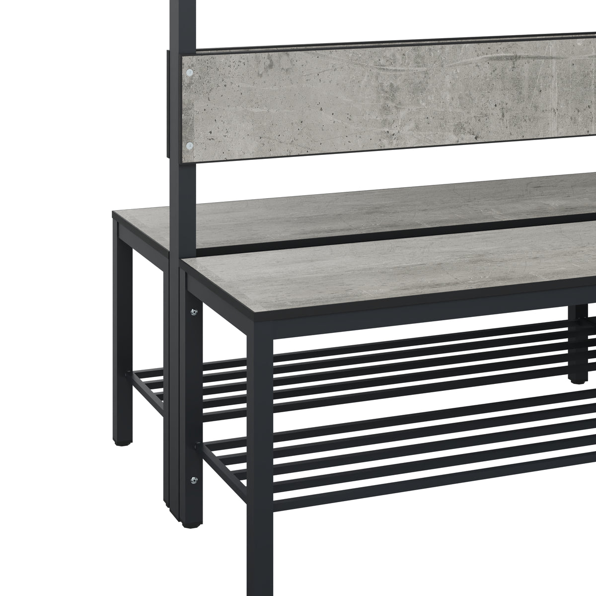C+P Garderobenbank Solid HPL, 1716x1000x770mm