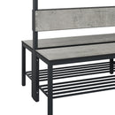 C+P Garderobenbank Solid HPL, 1716x1000x770mm