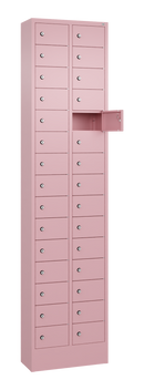 C+P Handy-Garage mit 30 Fächern, RAL 3015 Hellrosa