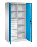 C+P Werkzeugschrank Acurado, 1950x930x500mm, 7035/6011